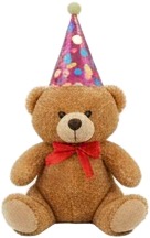 a teddy bear wearing a party hat.jpg